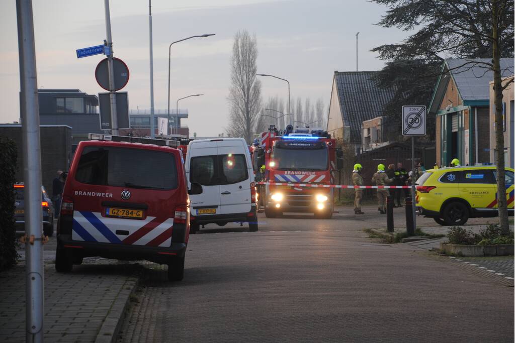 Brand in loods Van Herk Heftruckvorken