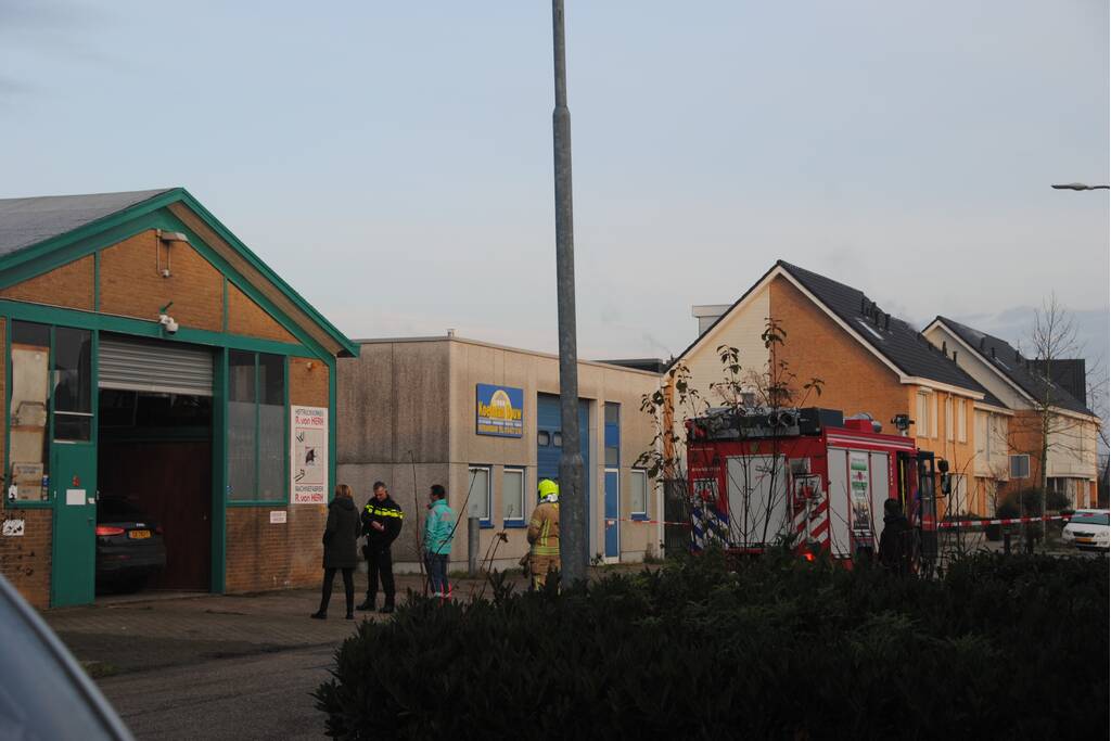 Brand in loods Van Herk Heftruckvorken