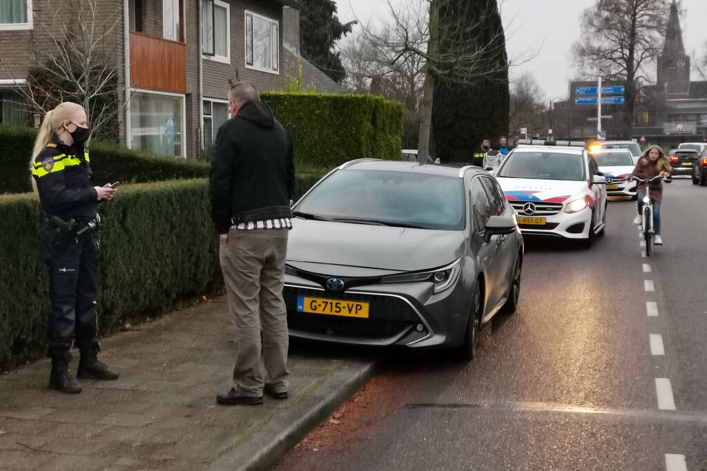 Kop-staartbotsing tussen twee voertuigen