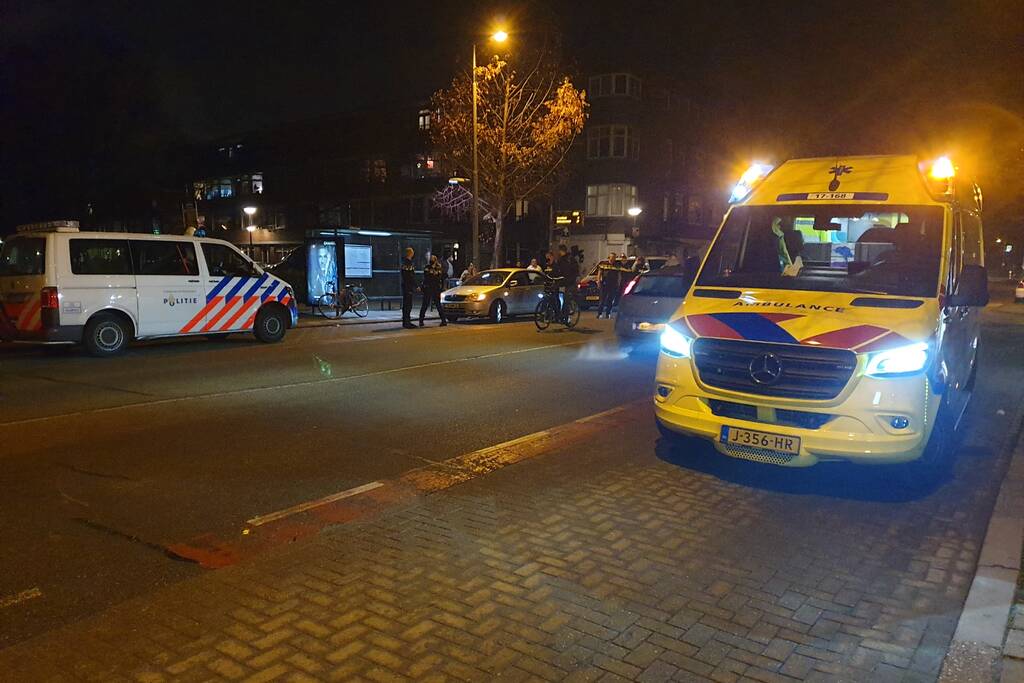 Fietser gewond bij aanrijding met auto