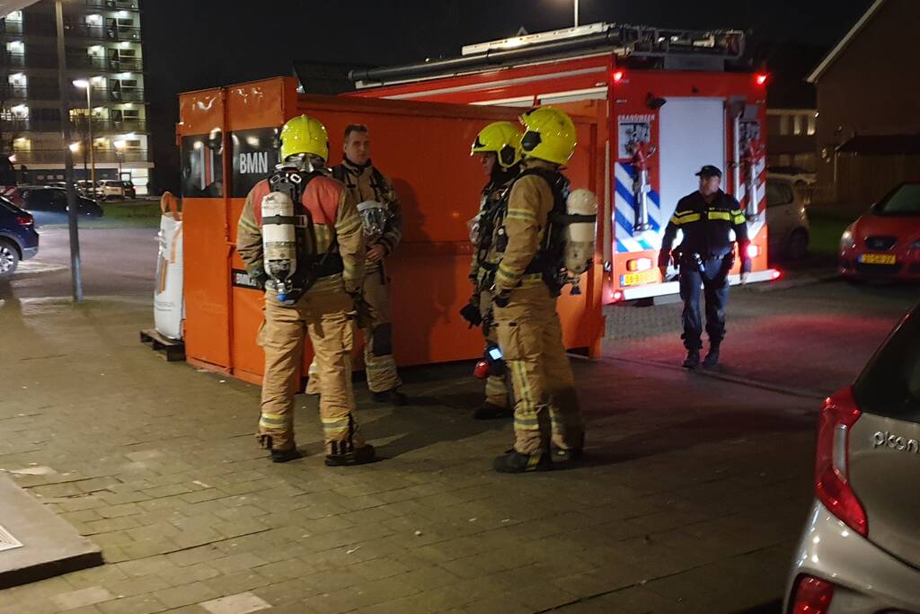 Brand in flat blijkt loos alarm