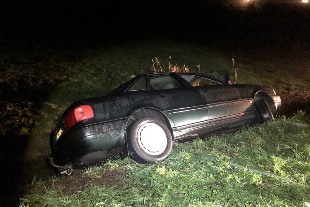 Meerdere voertuigen raken van dezelfde weg