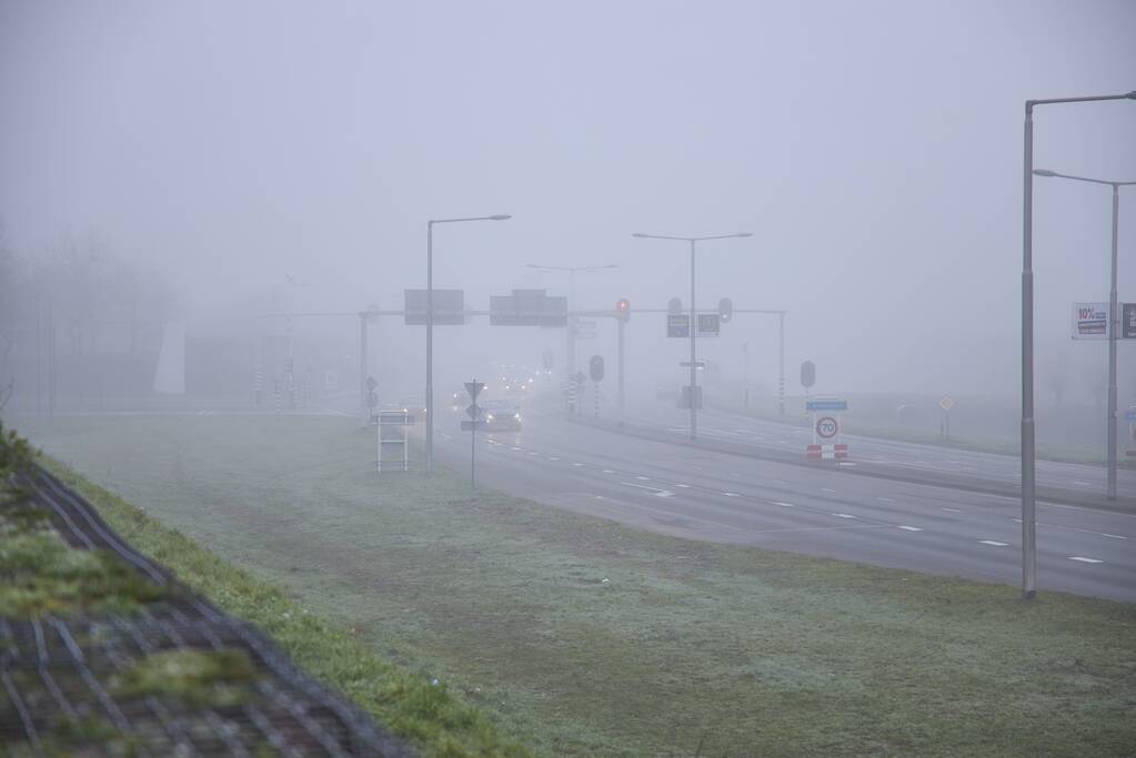 Dichte mistbanken in de Keistad