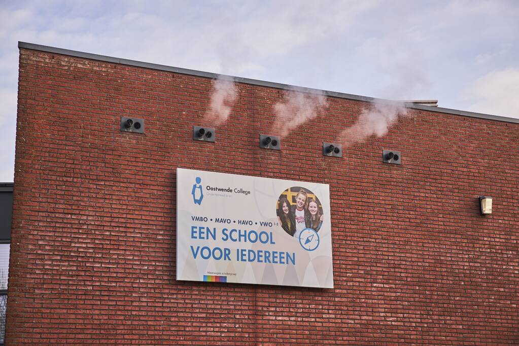 Grootste brandhaard sluit middelbare school Oostwende College