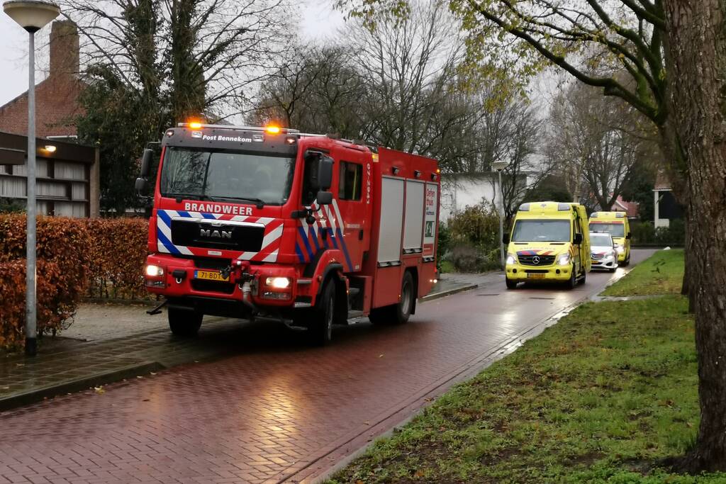 Traumahelikopter ingezet voor incident in woning