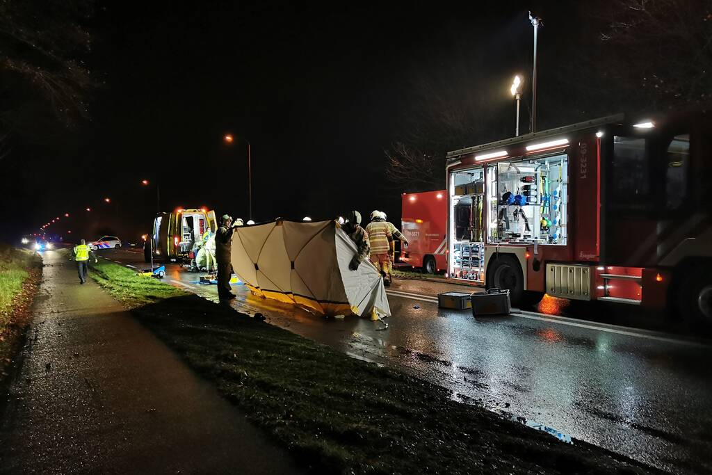 Gewonde bij ernstig ongeval met meerdere voertuigen