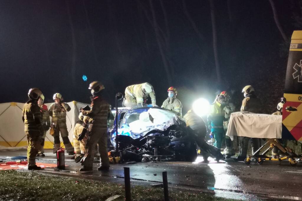 Gewonde bij ernstig ongeval met meerdere voertuigen