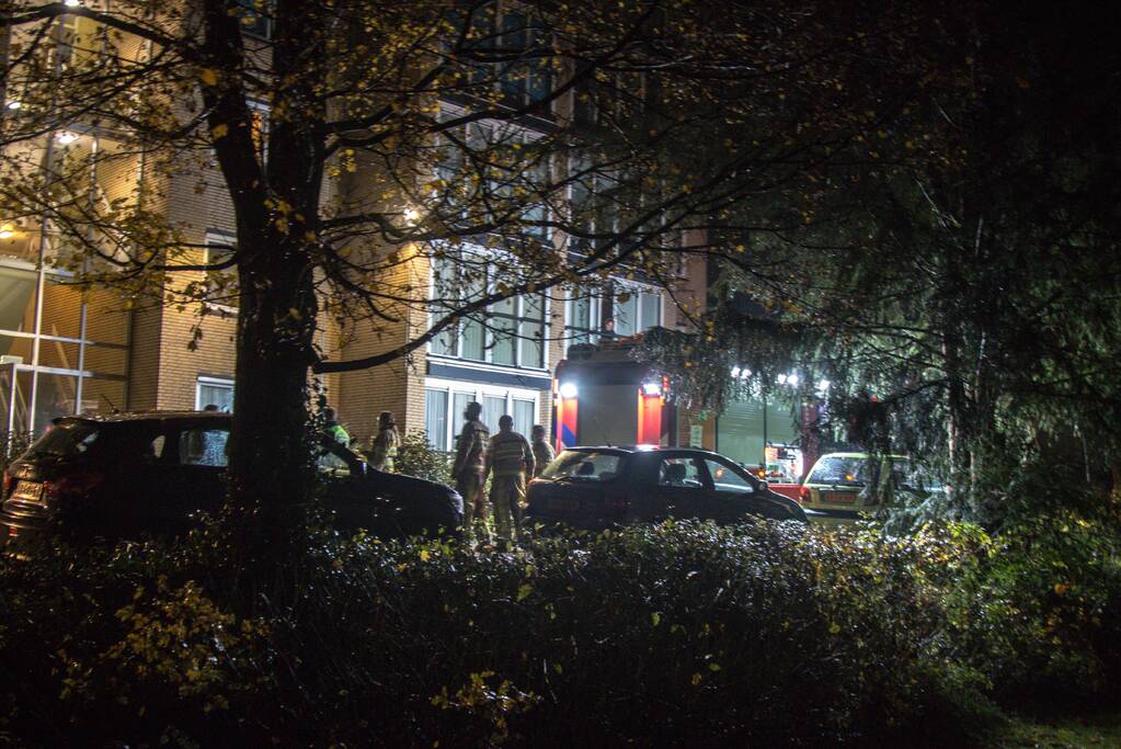 Brand in wooncomplex