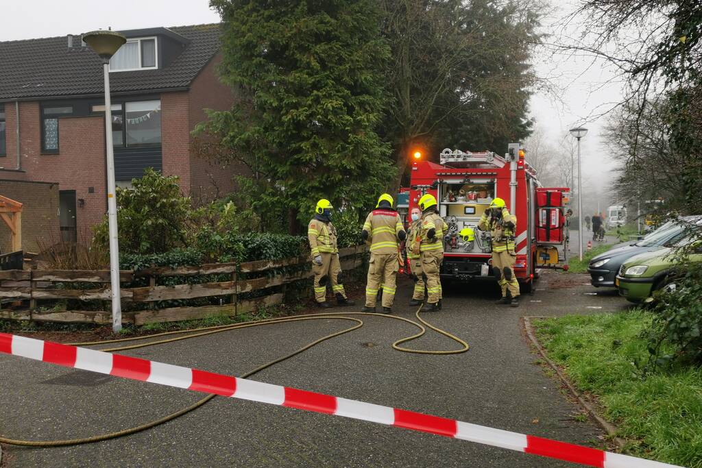 Gasleiding kapot bij werk aan tuin