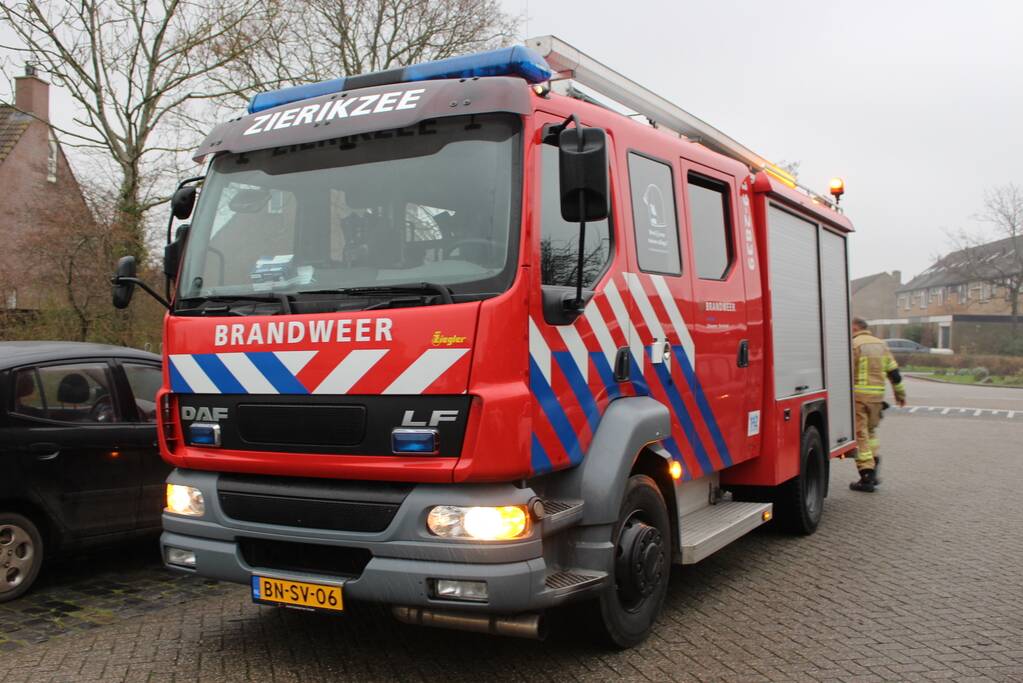 Brand in ondergrondse container geblust