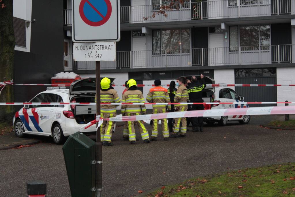 Hulpdiensten massaal ingezet voor flat