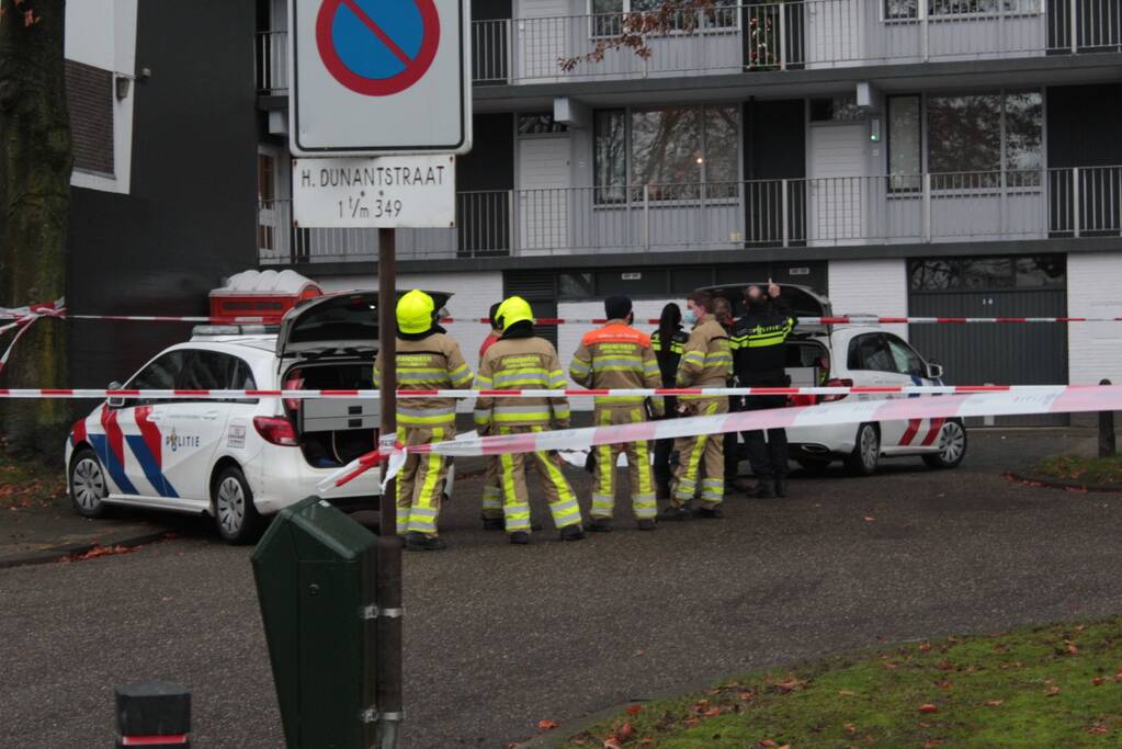 Hulpdiensten massaal ingezet voor flat