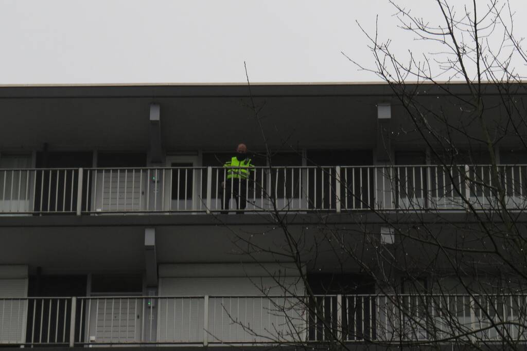 Hulpdiensten massaal ingezet voor flat