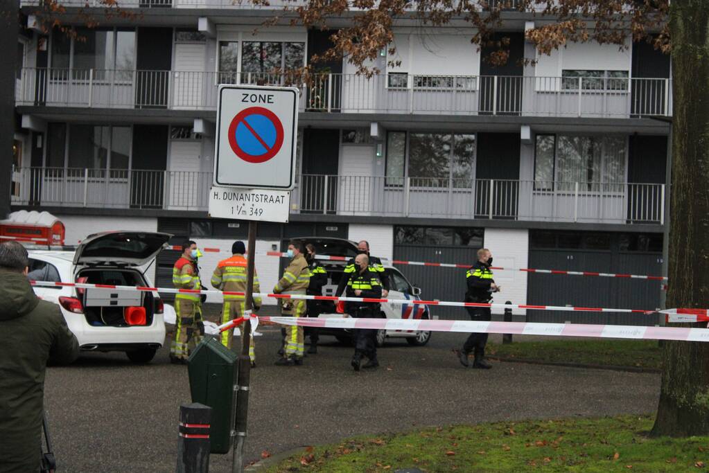 Hulpdiensten massaal ingezet voor flat