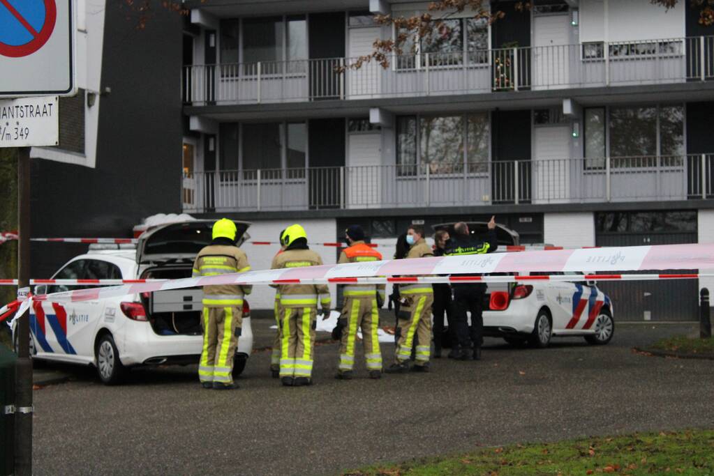 Hulpdiensten massaal ingezet voor flat