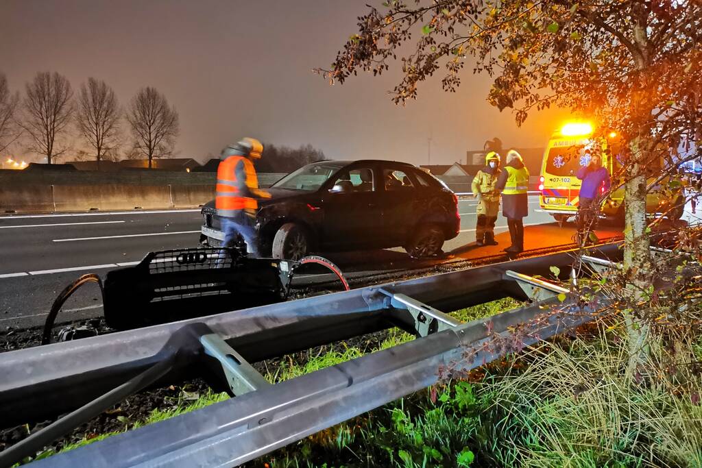 Meerdere voertuigen betrokken bij ongeval op snelweg