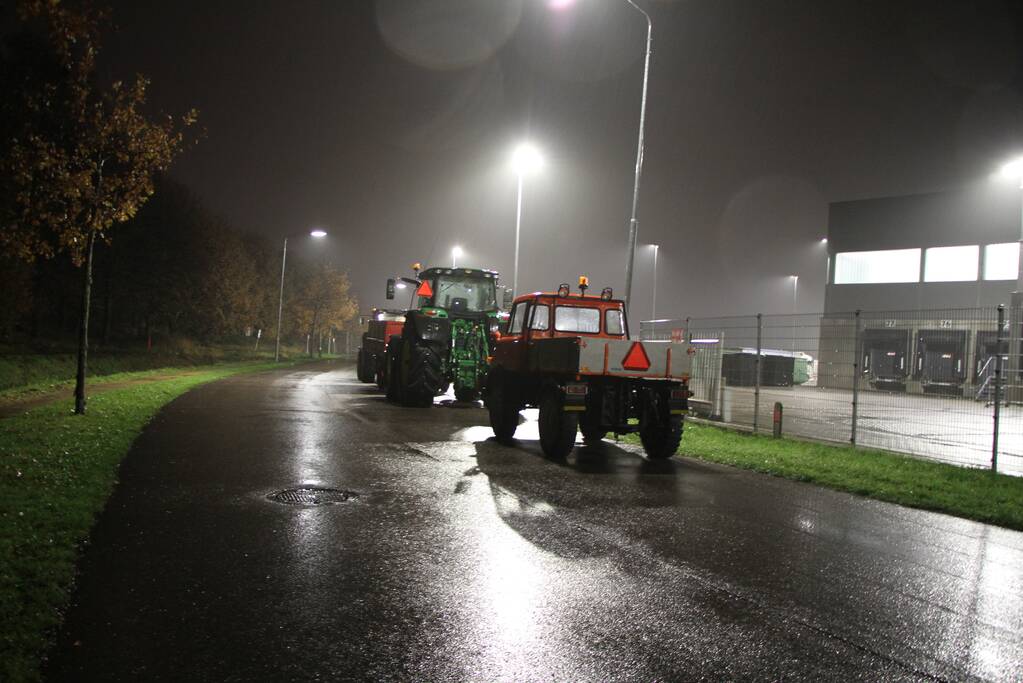 Boerenprotest Lidl Distributiecentrum
