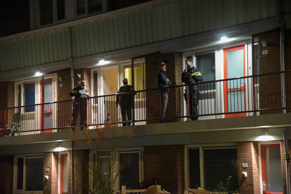 Bewoner gewond bij schietpartij