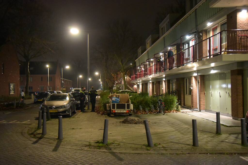 Bewoner gewond bij schietpartij