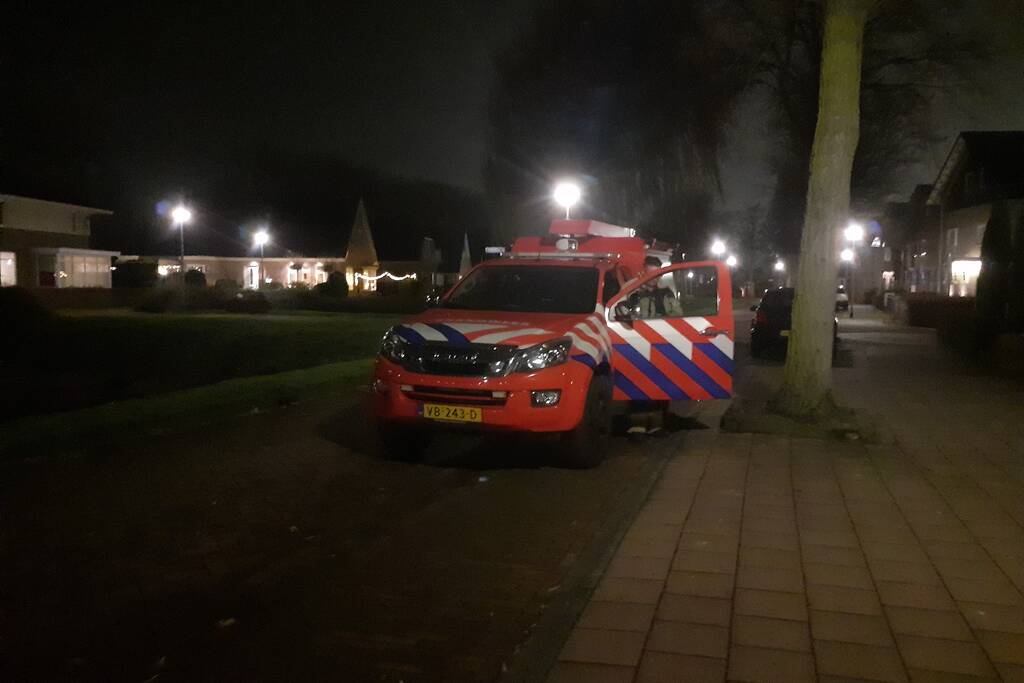 CV ketel in brand in een woning