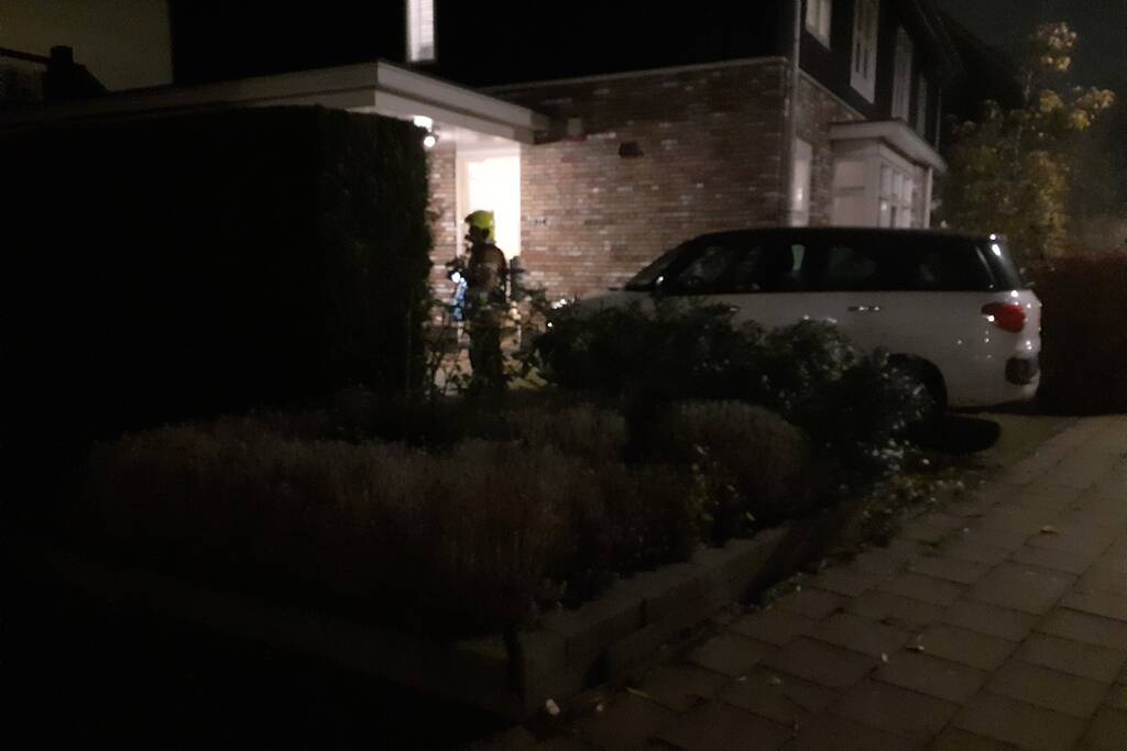 CV ketel in brand in een woning