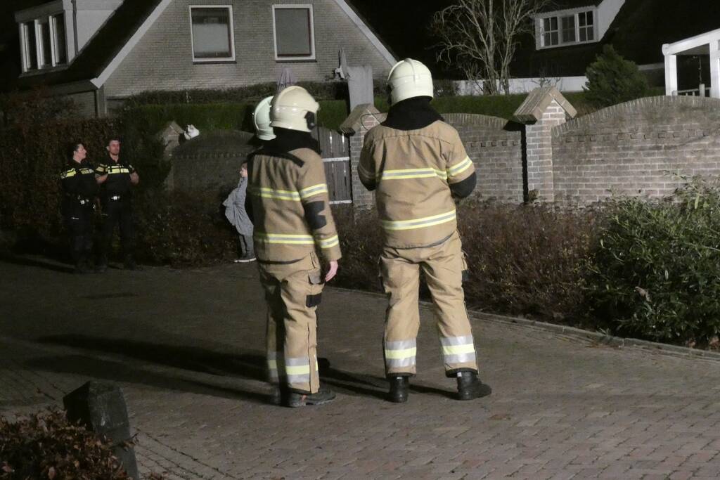 Schoorsteen geveegd na brand