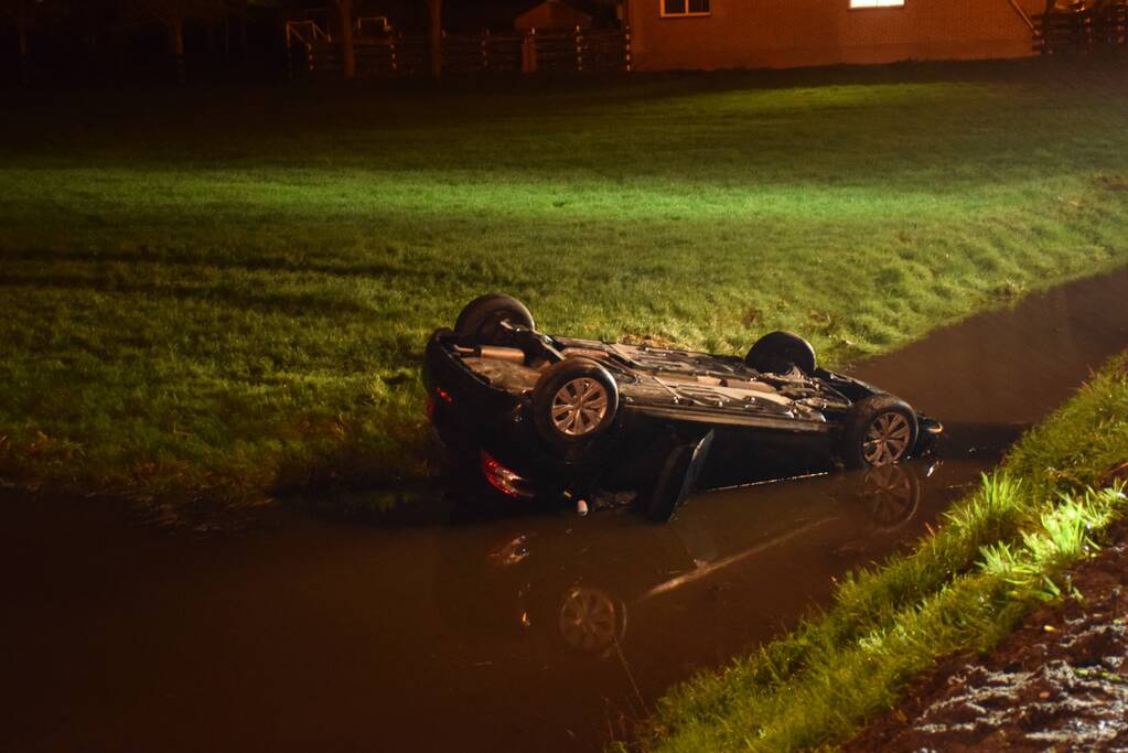 Auto te water geraakt