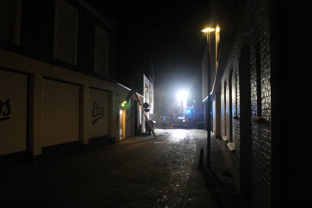 Brand bovenverdieping eetcafe Jansen en Jansen