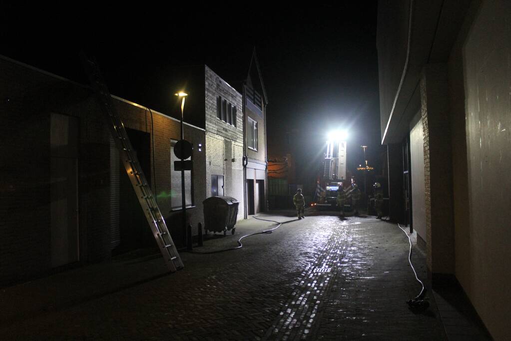 Brand bovenverdieping eetcafe Jansen en Jansen