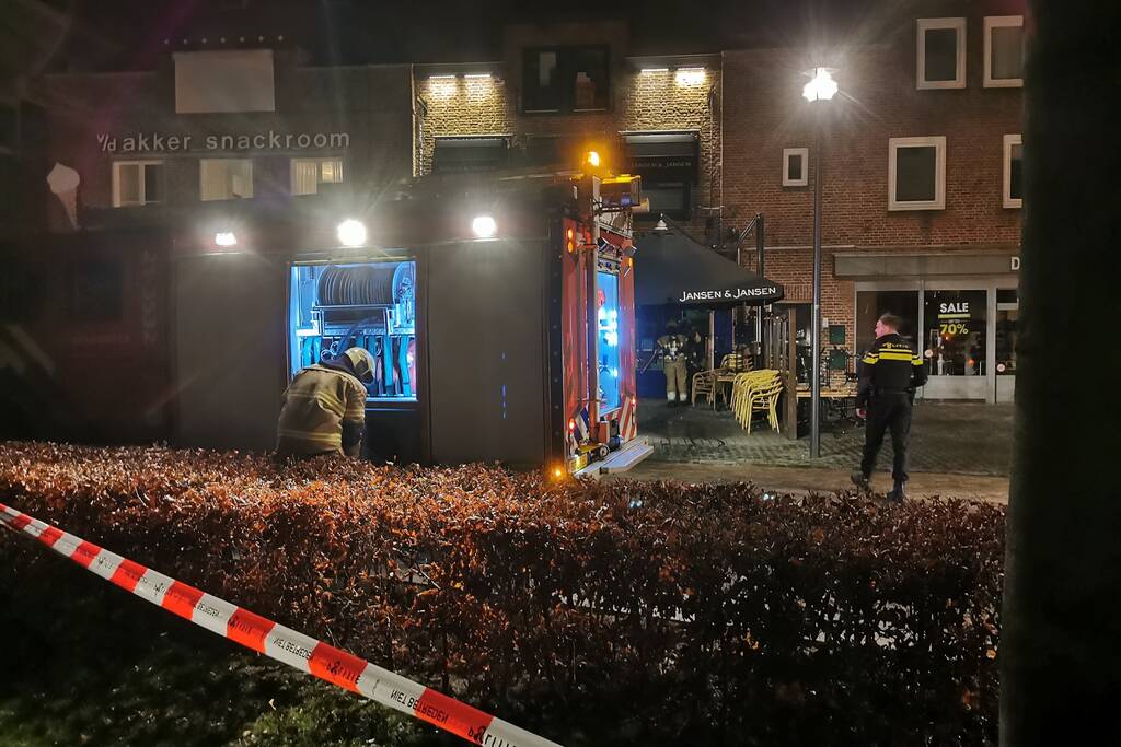 Brand bovenverdieping eetcafe Jansen en Jansen