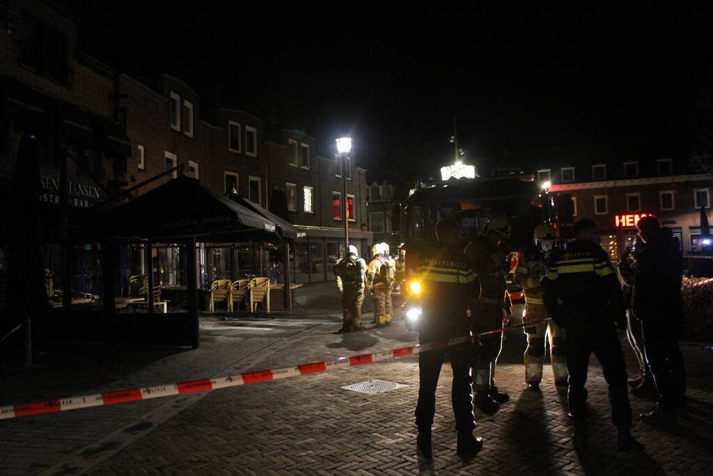 Brand bovenverdieping eetcafe Jansen en Jansen