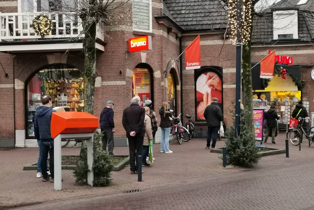 Grote drukte in winkelstraten