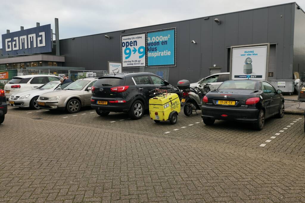 Grote drukte in winkelstraten