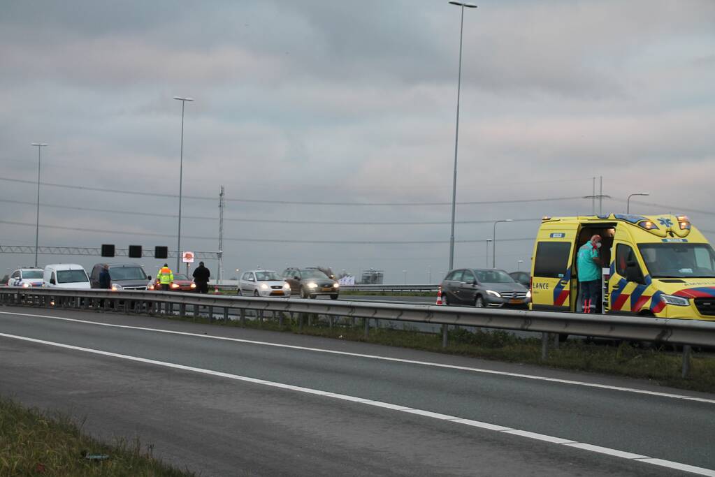 Flinke vertraging door aanrijding op snelweg
