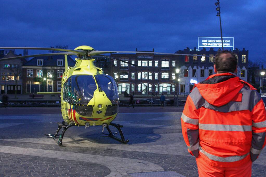 Veel bekijks bij inzet van traumahelikopter