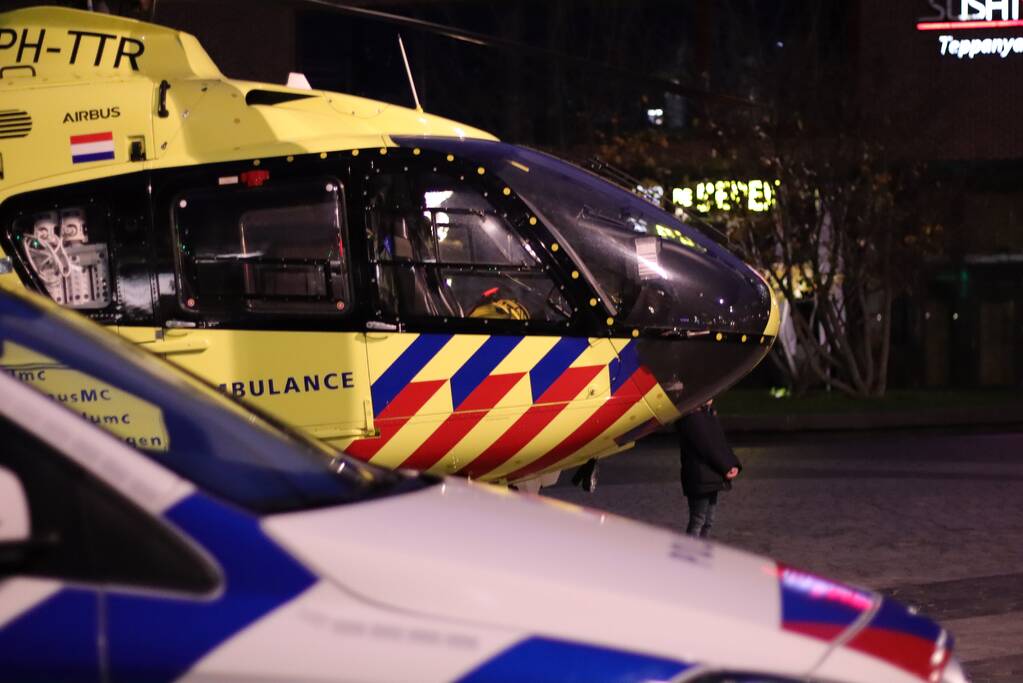 Veel bekijks bij inzet van traumahelikopter