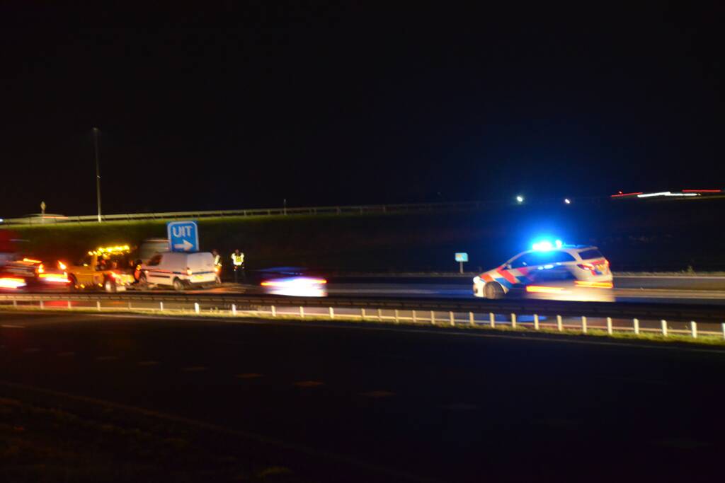 File na botsing op Provincialeweg