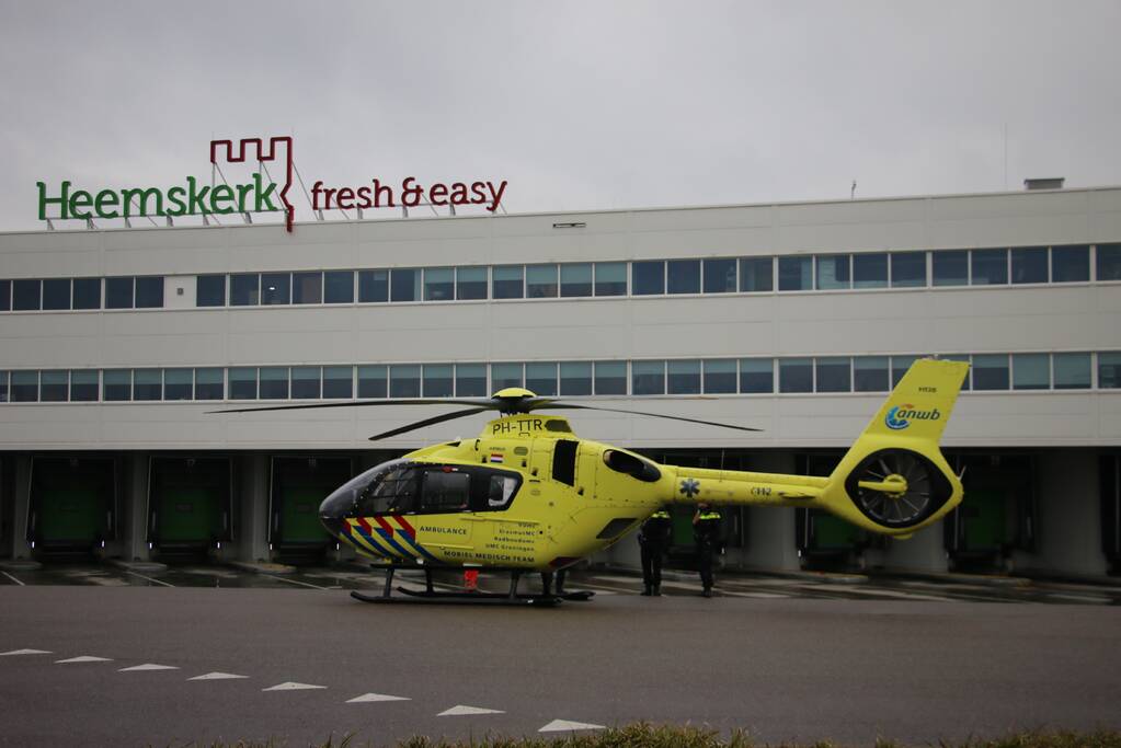 Zwaargewonde na bedrijfsongeval Heemskerk fresh easy