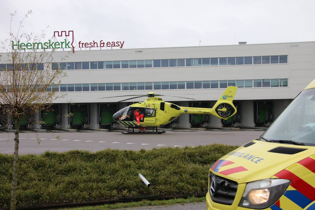 Zwaargewonde na bedrijfsongeval Heemskerk fresh easy
