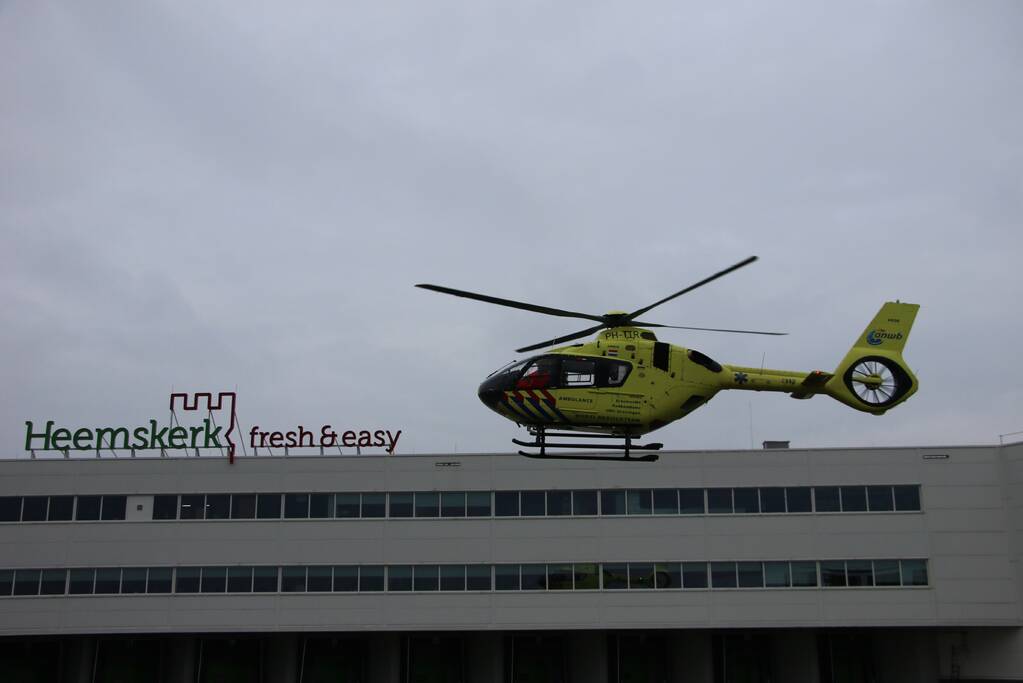 Zwaargewonde na bedrijfsongeval Heemskerk fresh easy