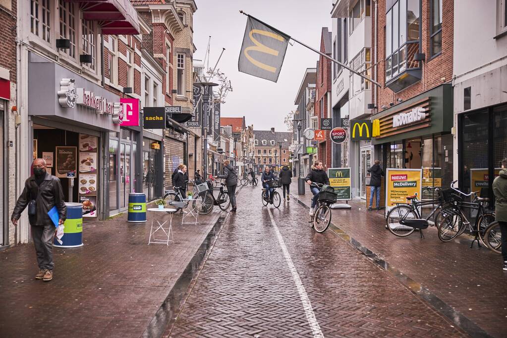 Winkels dicht en Hema open in binnenstad