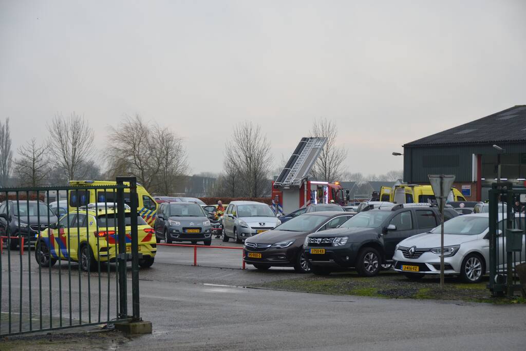 Persoon gewond bij ongeval Vakgarage Van der Zweep