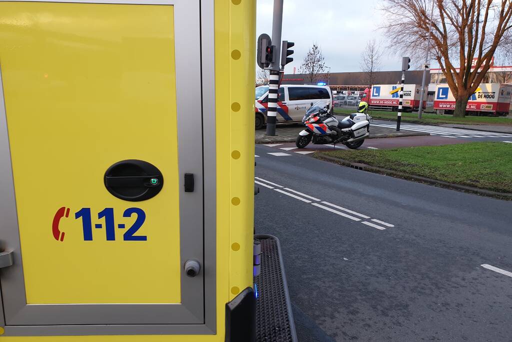 Scooterrijder gewond na ongeval