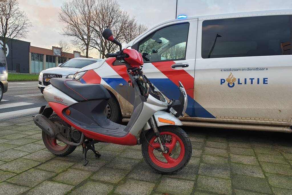 Scooterrijder gewond na ongeval