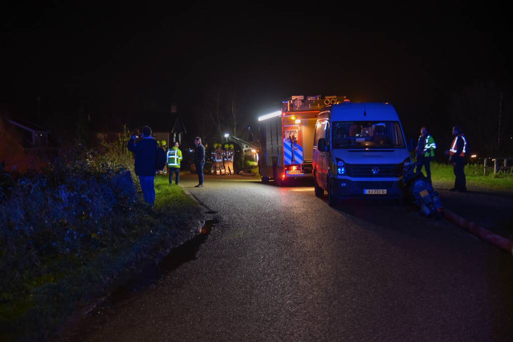 Bussen in brand bij Firma Maliepaard