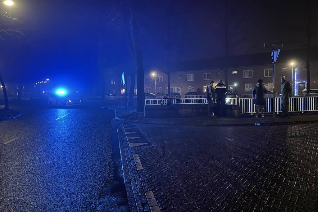 Auto belandt in sloot, inzittenden gevlucht