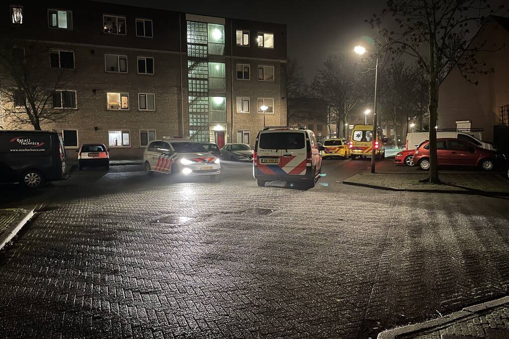 Auto belandt in sloot, inzittenden gevlucht