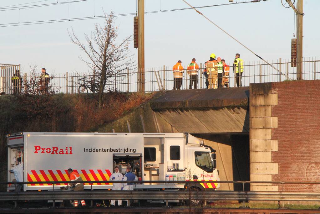 Geen treinverkeer door aanrijding met persoon