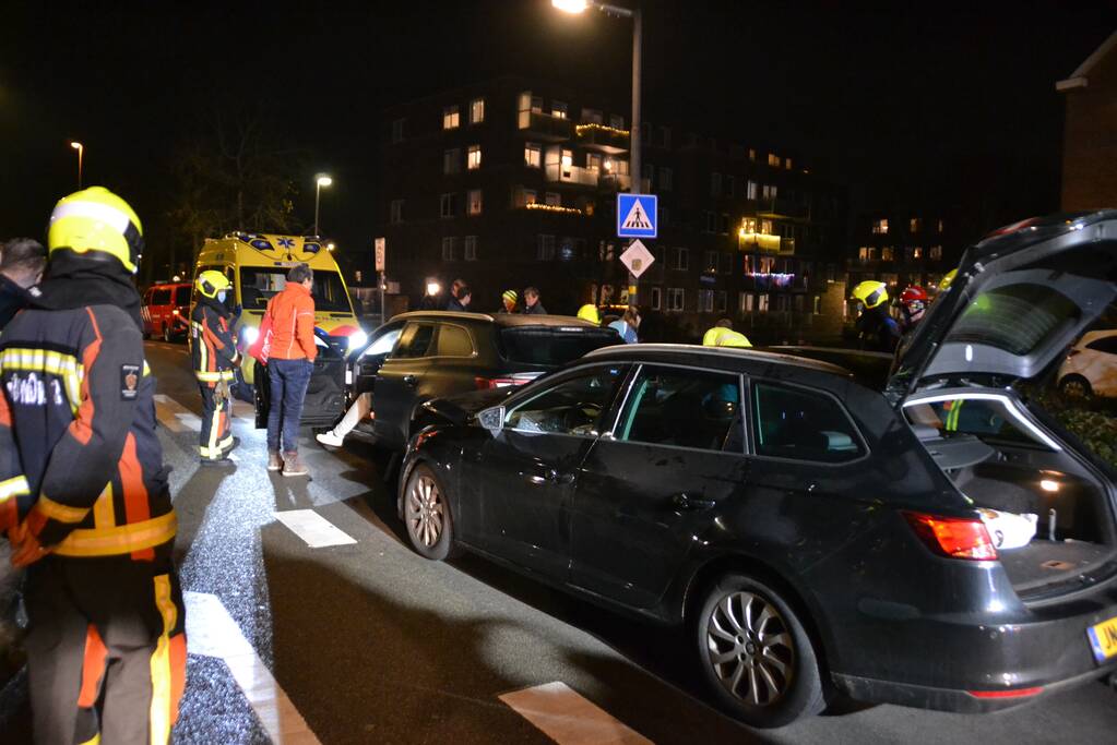 Flinke schade bij ongeval voor zebrapad