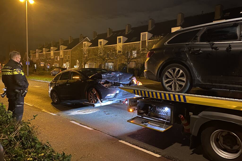 Flinke schade bij ongeval voor zebrapad